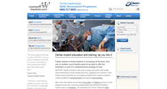 Desktop Screenshot of courses4implants.com